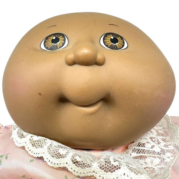 CABBAGE PATCH KIDS Preemie Bald Baby Doll 1990 First Edition African American AA - Picture 2 of 10